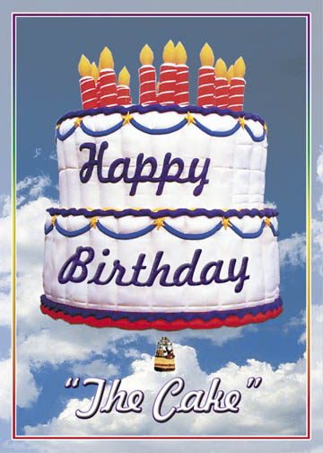 birthday balloons and cake. Aerostar CAKE (1996)
